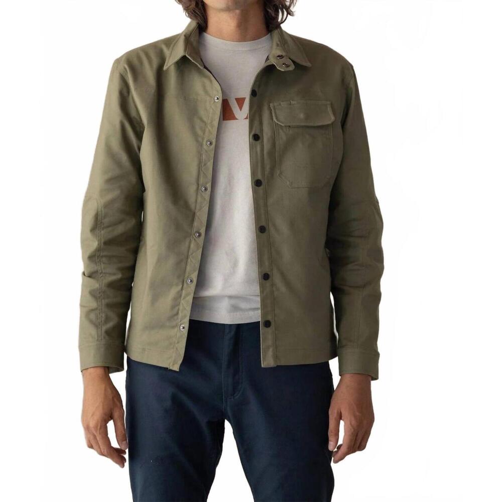 NEW LIVSN forager classic canvas jacket in olive